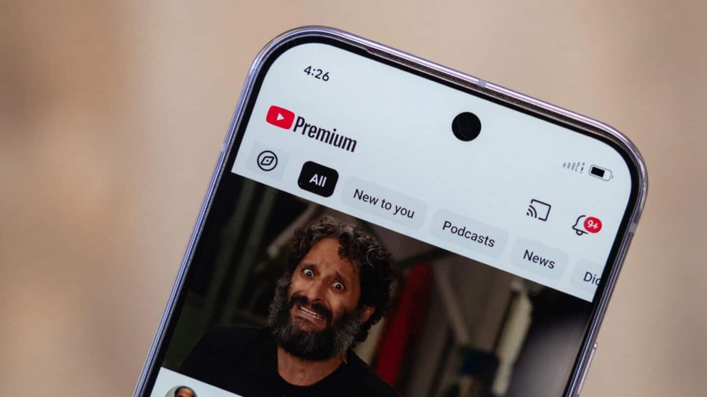 YouTube Premium raises prices 10-15% worldwide from Sept 23 2026