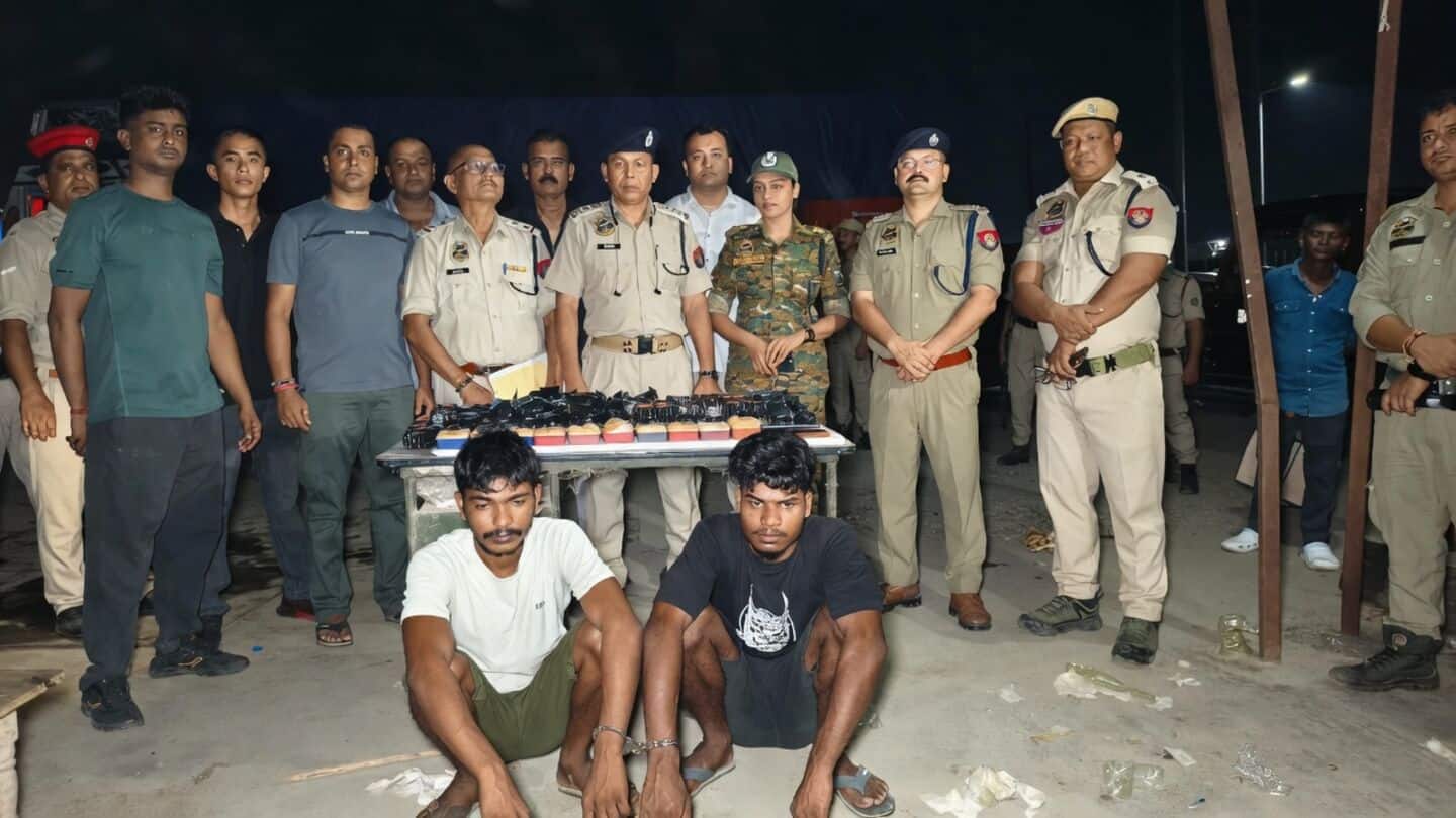Guwahati Police seize ₹40cr drugs from truck near Garchuk ISBT