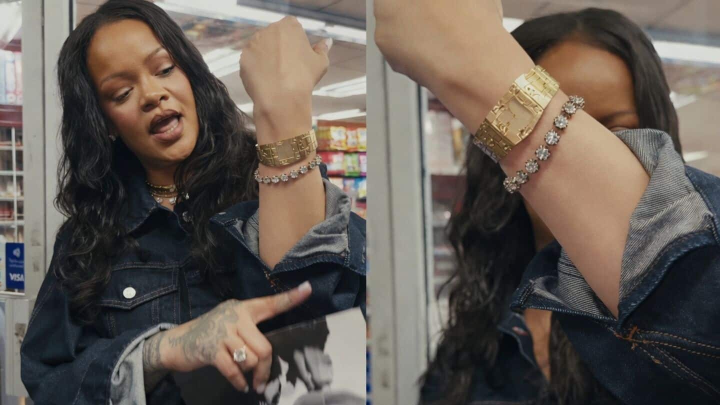 Fenty shows diamond bracelet gifted by Ambani family during chat