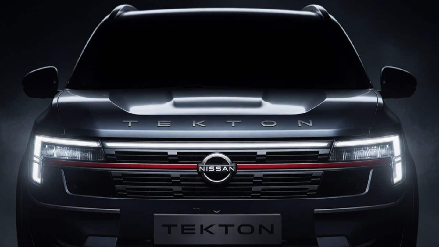 Nissan unveils 1st look at Tekton SUV launching July 9
