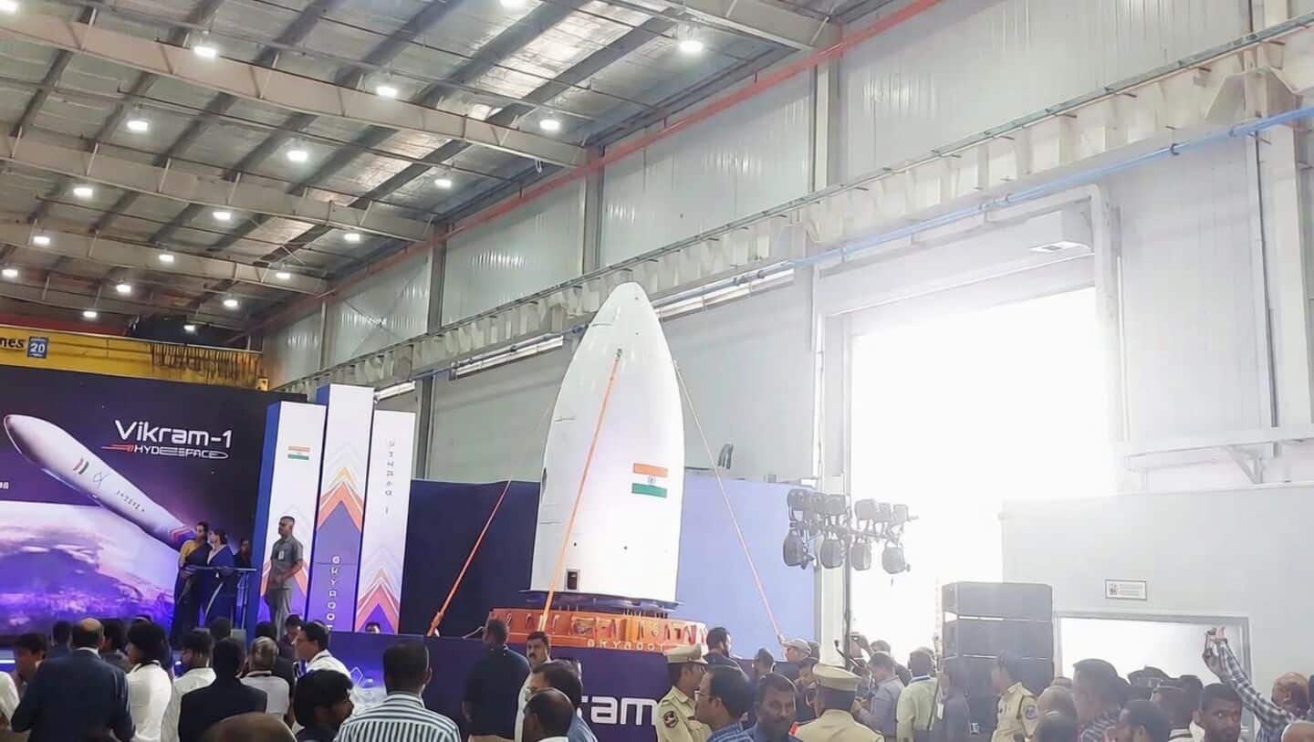 Skyroot ships Vikram-1 nose cone to Satish Dhawan Space Centre