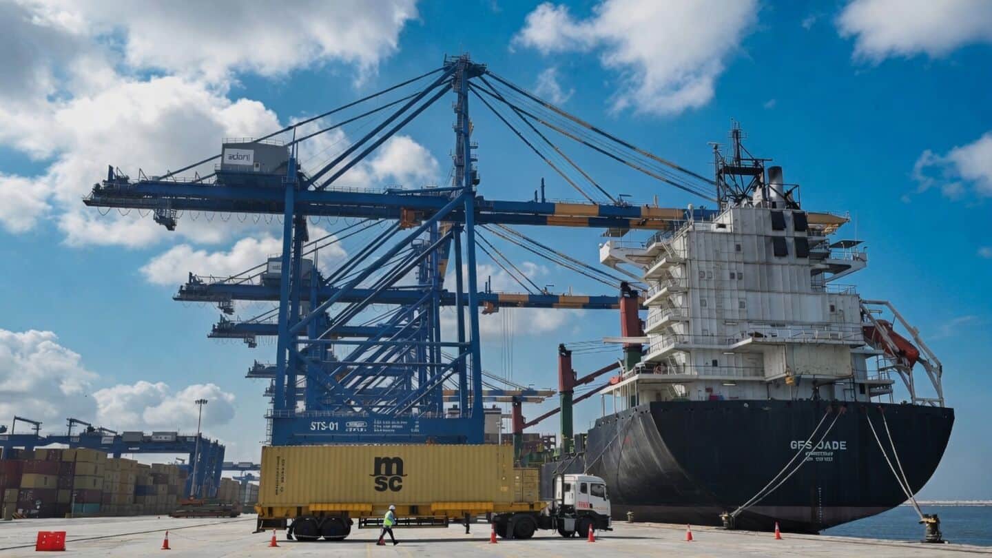 India's August merchandise exports up 26.1%, outpace imports 1st time
