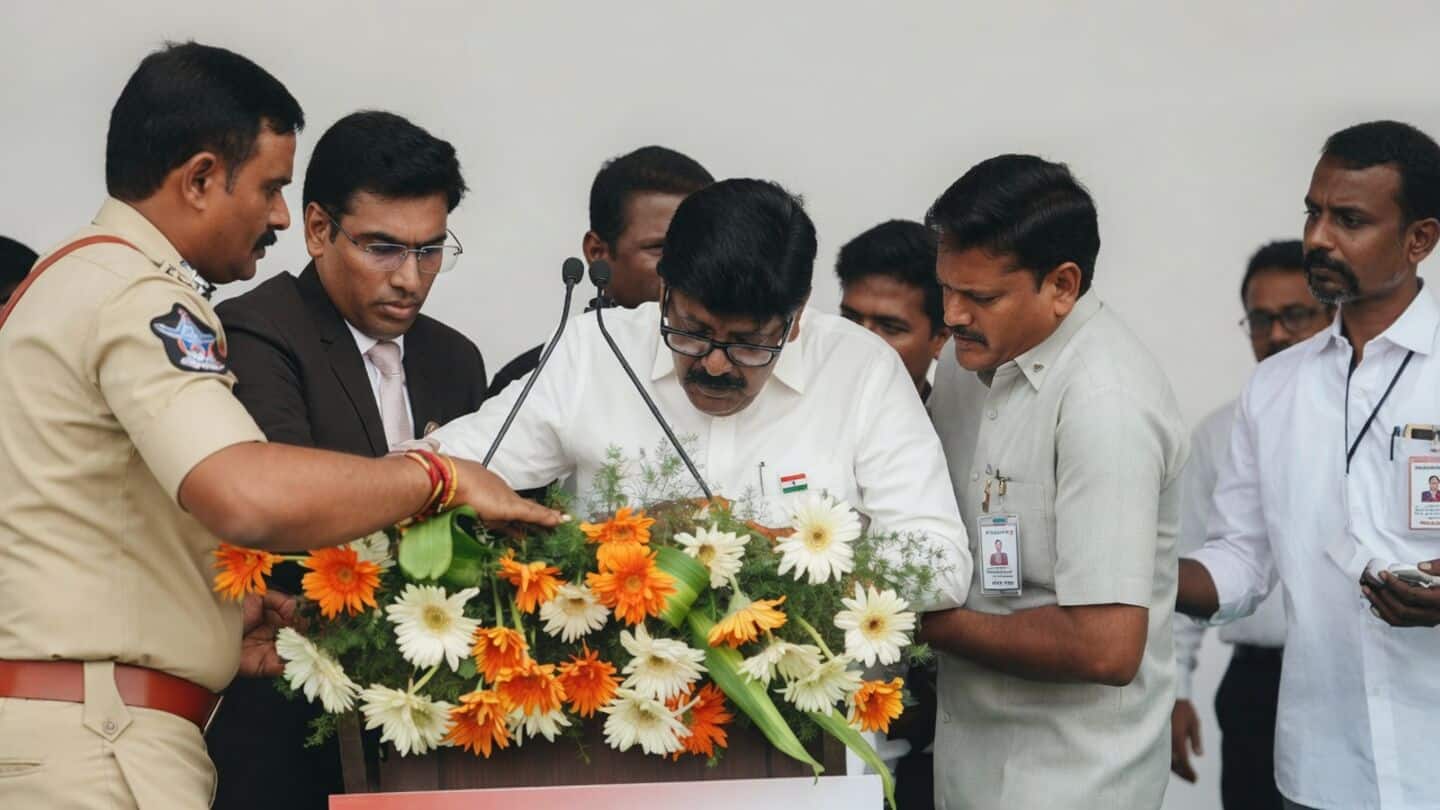 Endowments Minister Anam Ramanarayana Reddy faints at Tirupati I-Day, stable