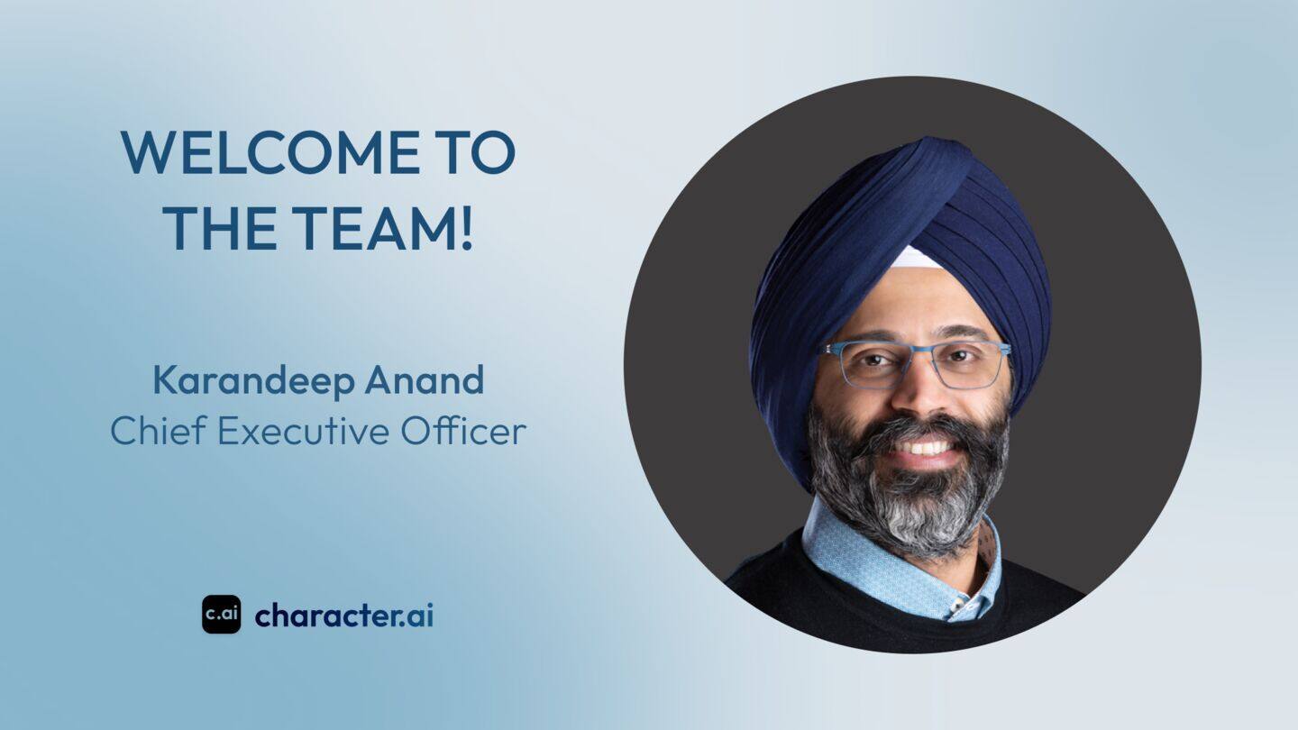 Character AI appoints Karandeep Anand as new CEO
