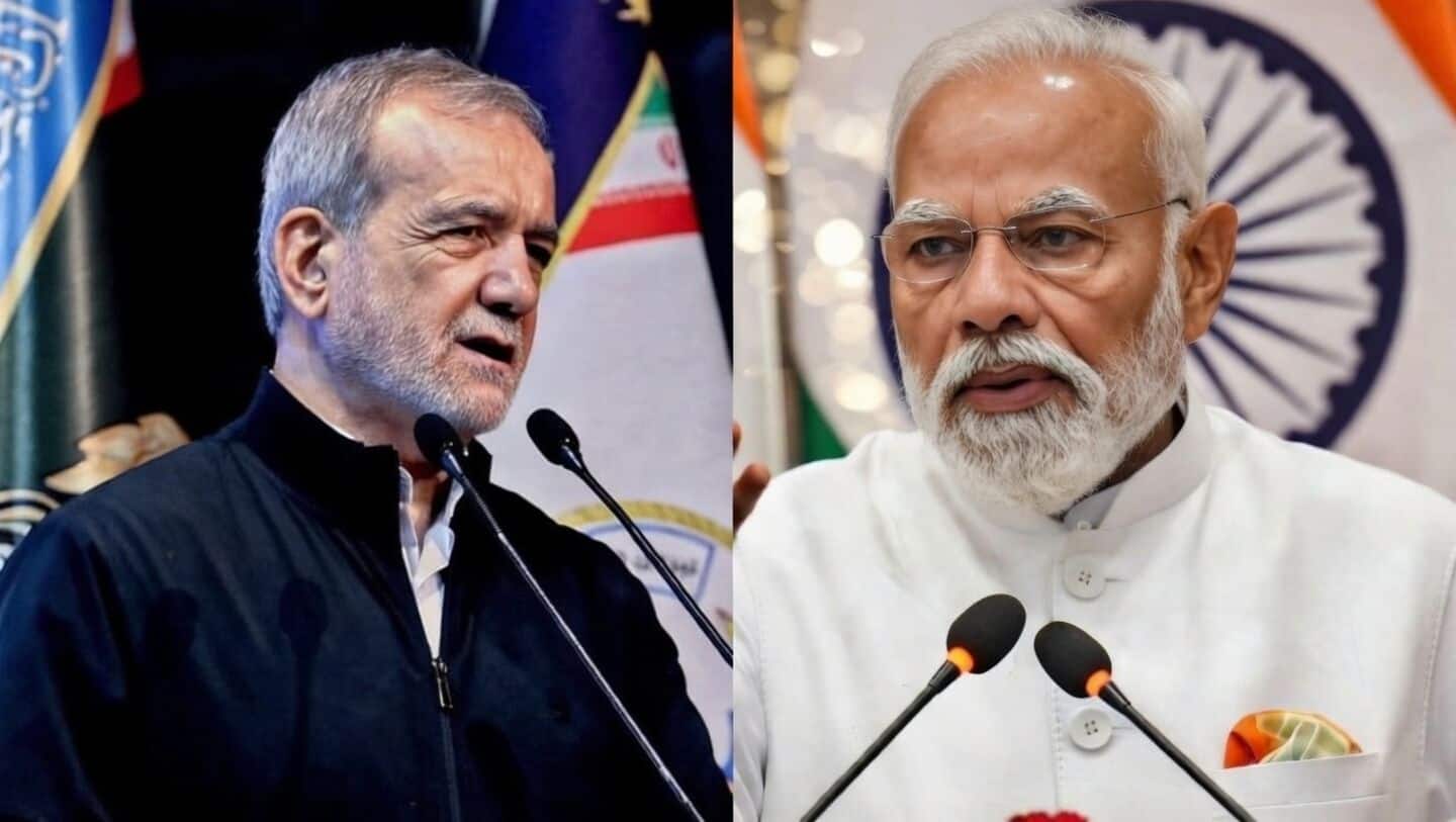 Modi speaks to Iran's Pezeshkian, discusses West Asia tensions