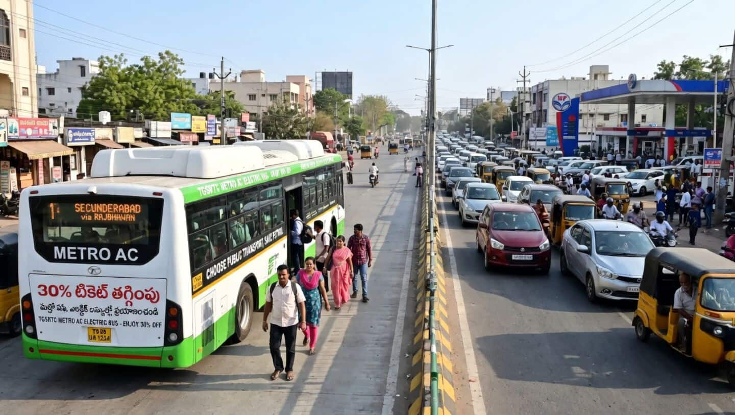 Hyderabad to reduce metro, bus fares amid fuel panic buying