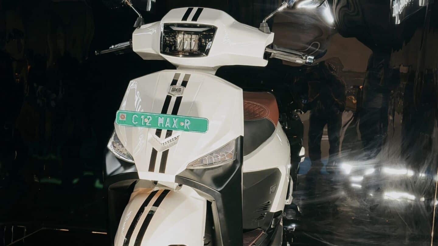 BGauss launches C12 MaxR electric scooter in India at ₹1.46L