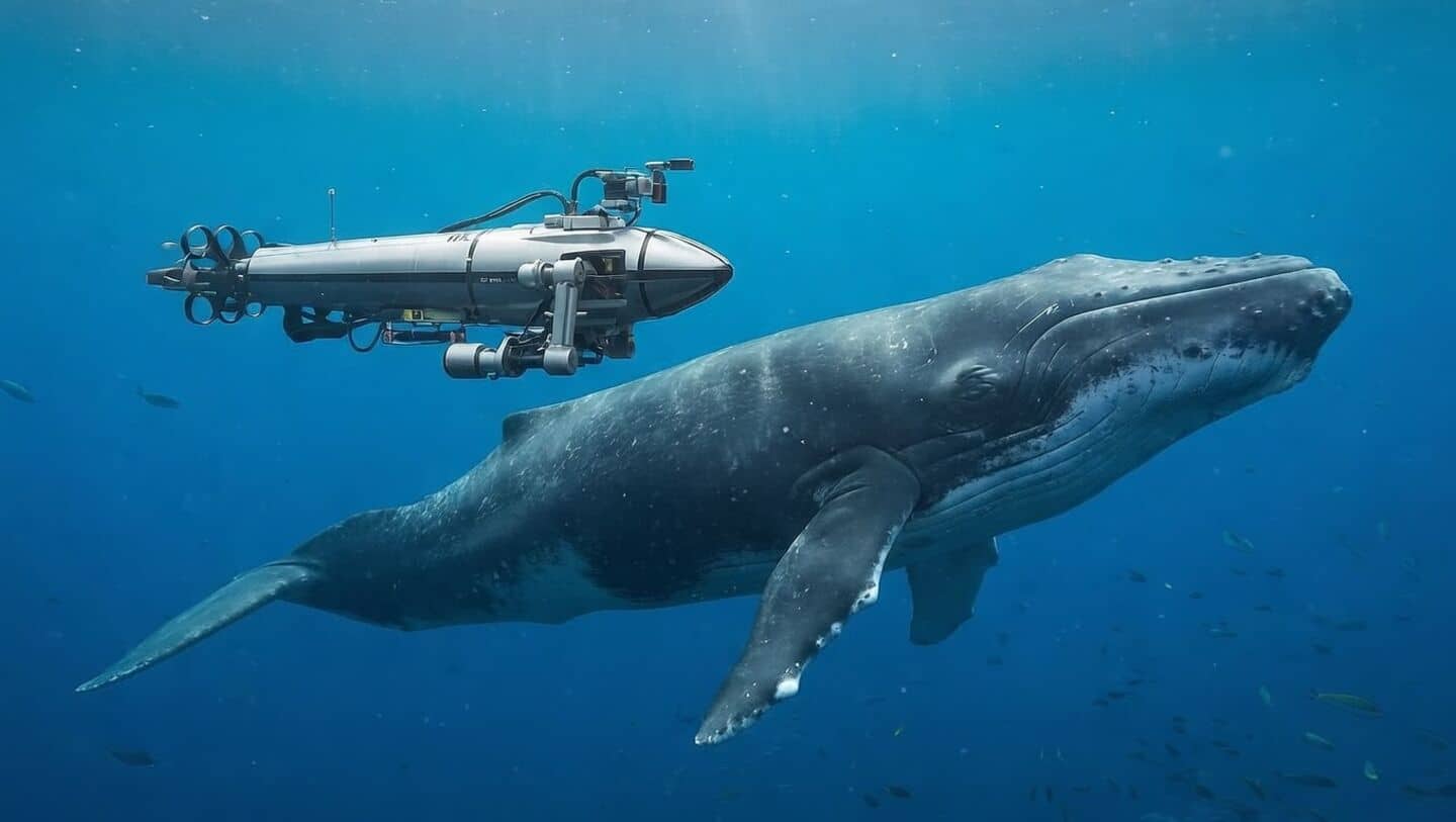 Scientists test AI glider listening to sperm whales off Dominica