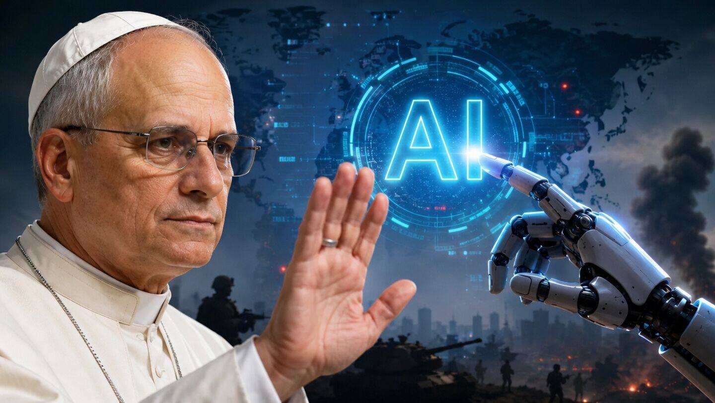 Pope Leo in Rome urges focus on real AI risks