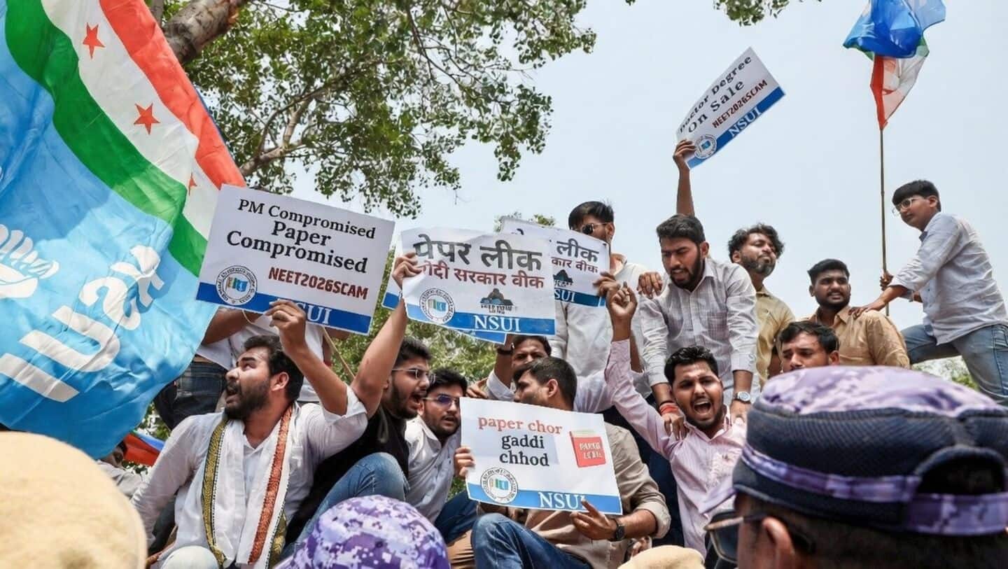NEET-UG 2026 canceled after paper leak, 22L students to retake