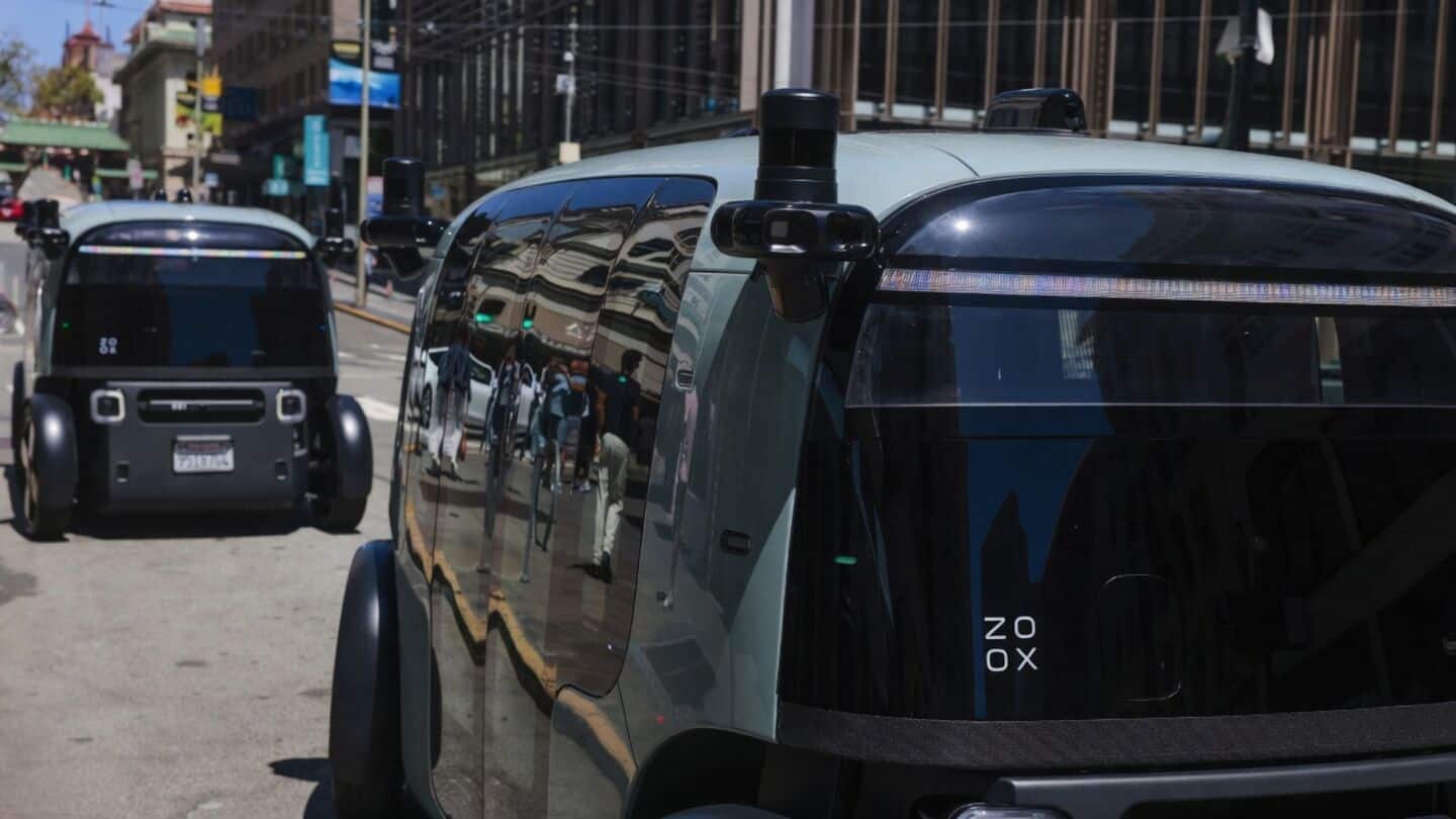 Amazon's Zoox launches steeringless robotaxi in San Francisco, Las Vegas