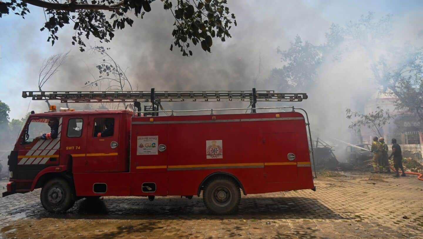 Hotel basement blaze in New Delhi's Humayunpur contained, no injuries