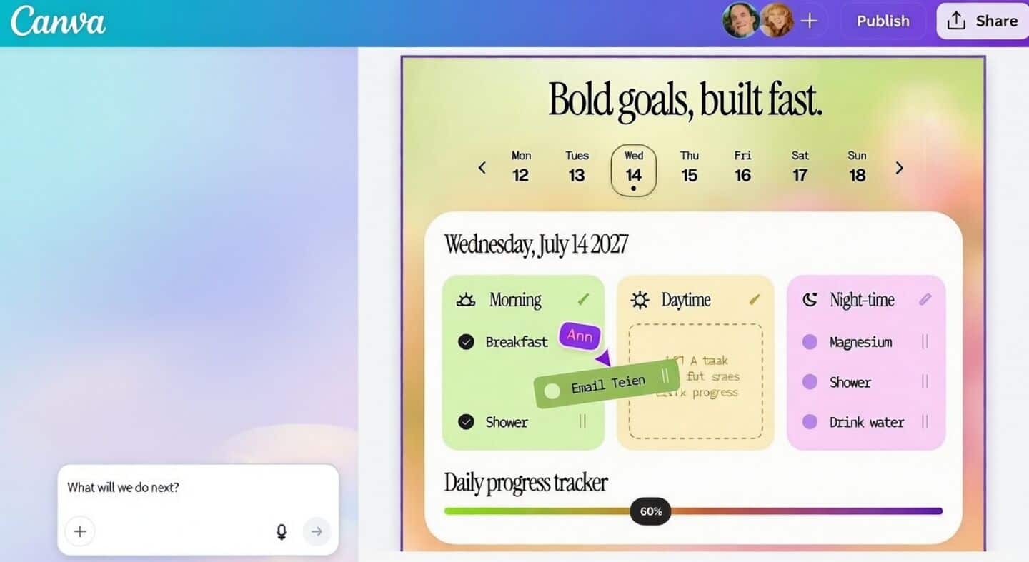 Canva launches goal focused AI design at Canva Create
