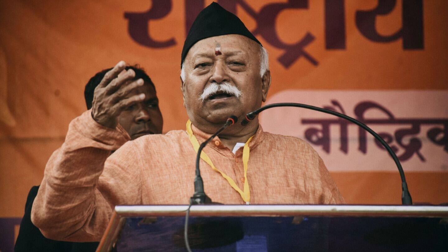 Mohan Bhagwat in Nagpur urges blending dharma artha kama moksha