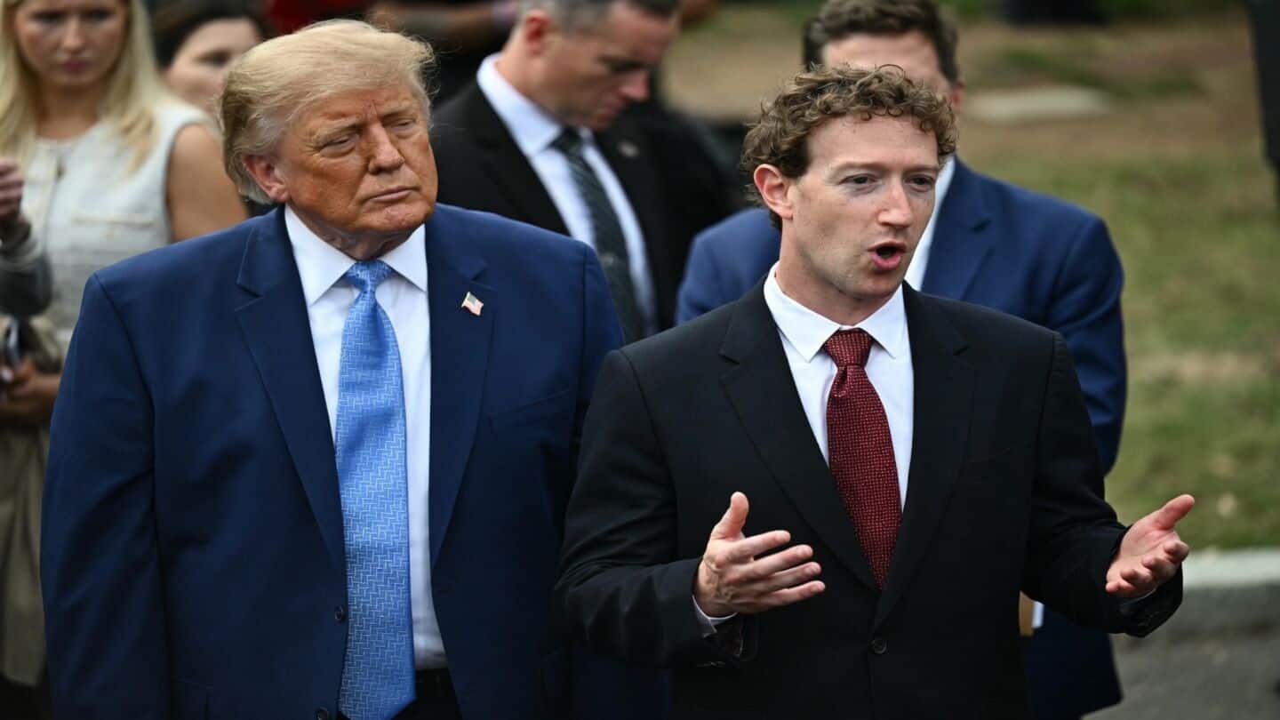 Meta CEO Mark Zuckerberg supports President Trump AI safety pact