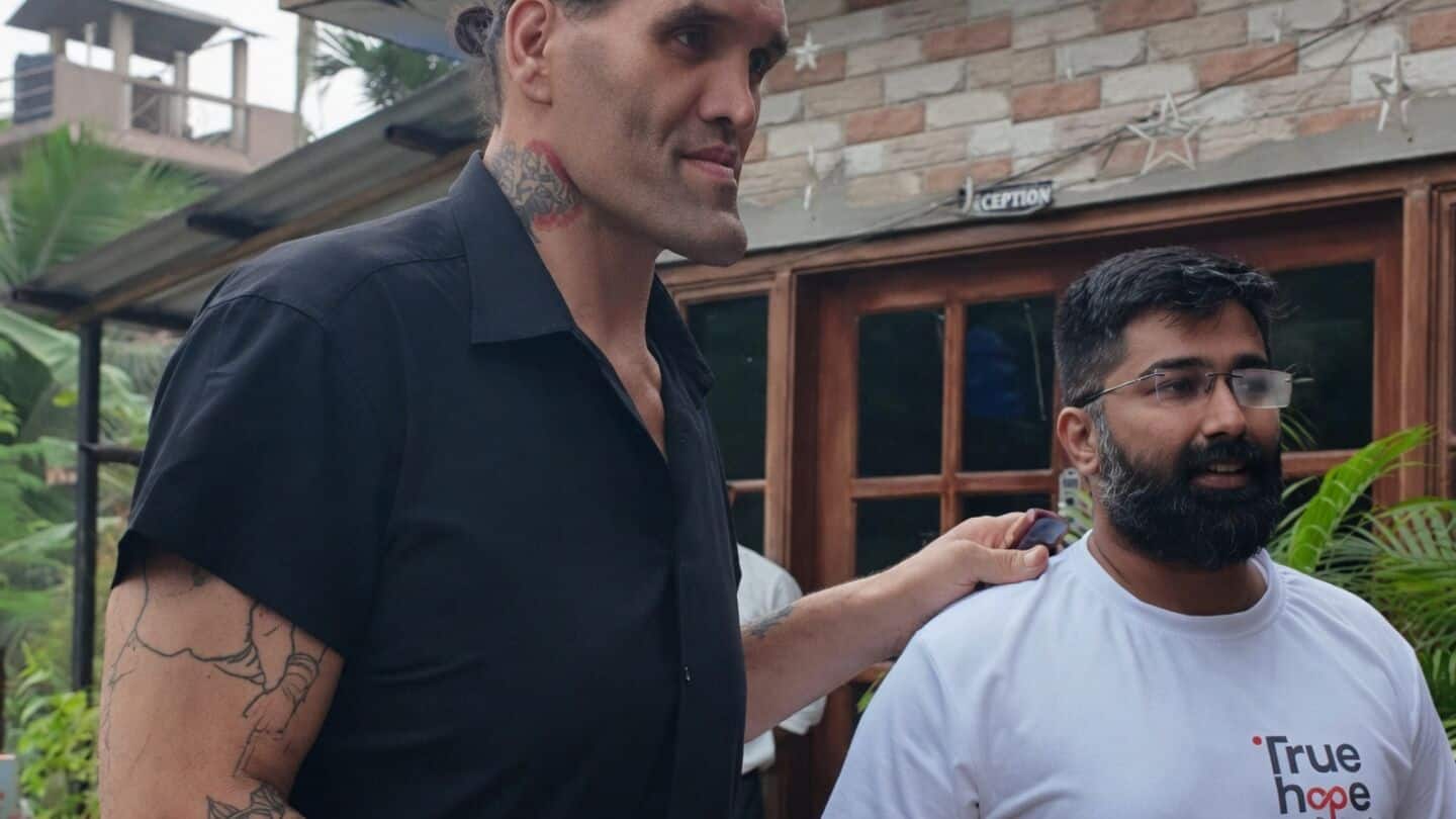 The Great Khali teams with TrueHope Foundation for Sivasagar relief