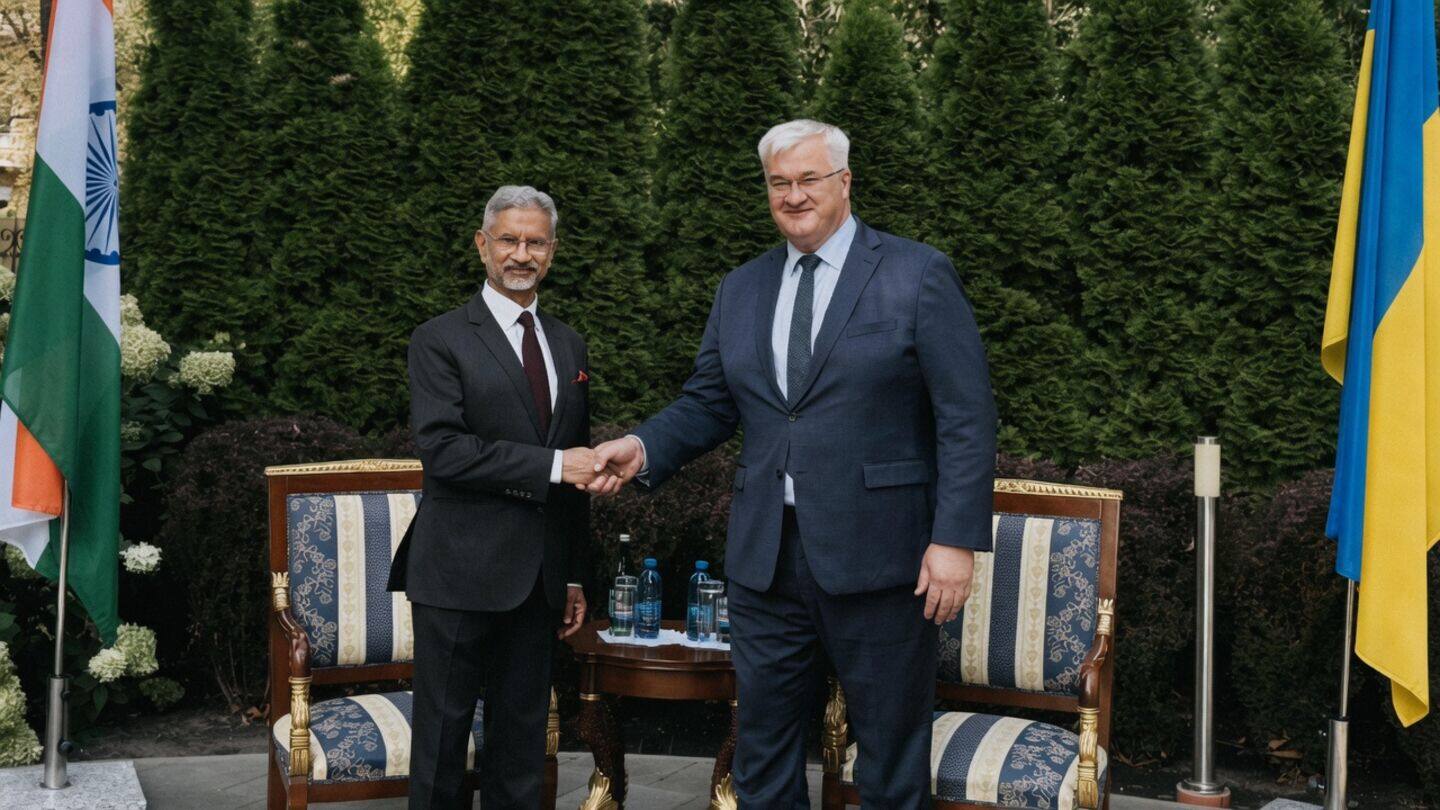 S Jaishankar in Kyiv says oil purchases won't end war