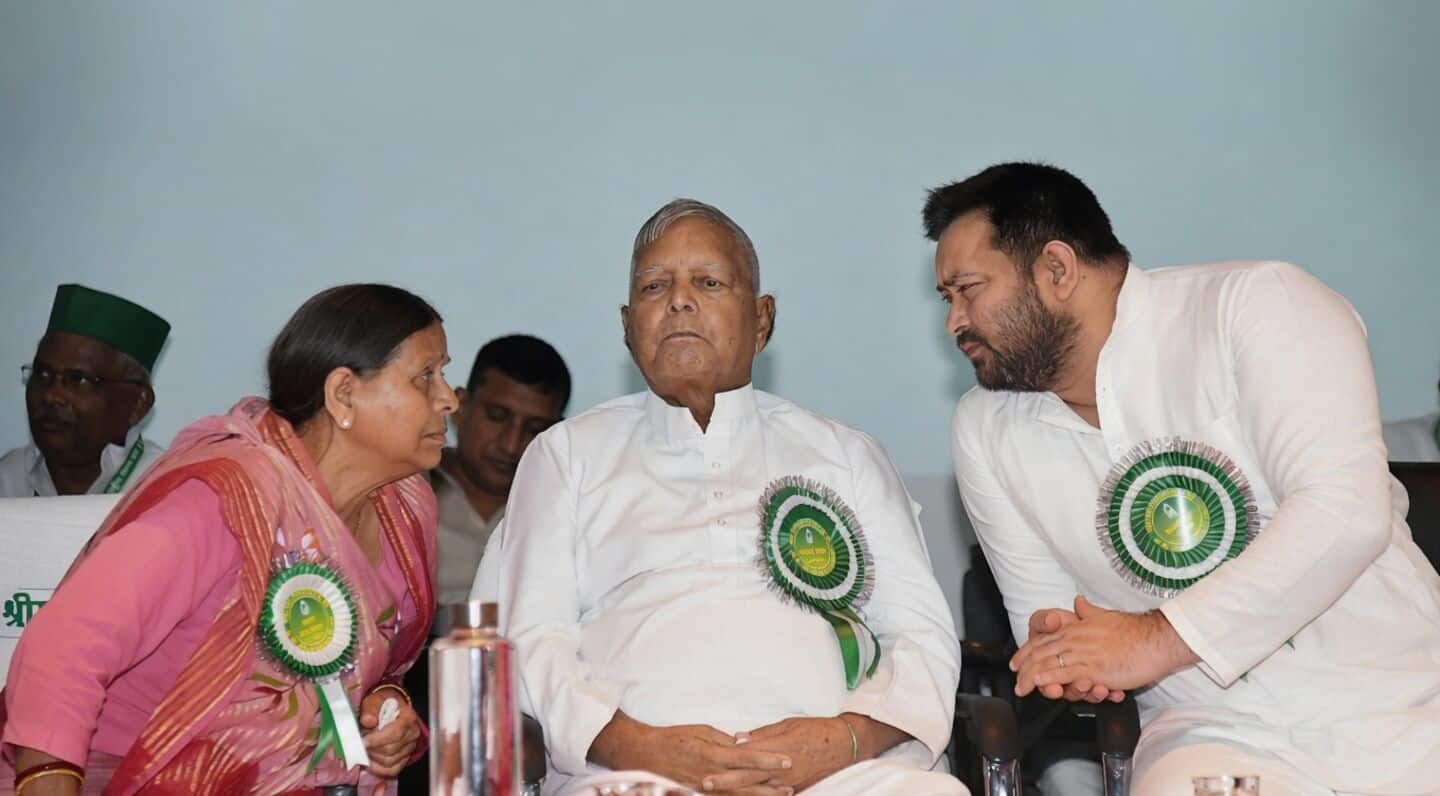 Delhi court charges Lalu Prasad Yadav, Rabri Devi, Tejashwi Yadav