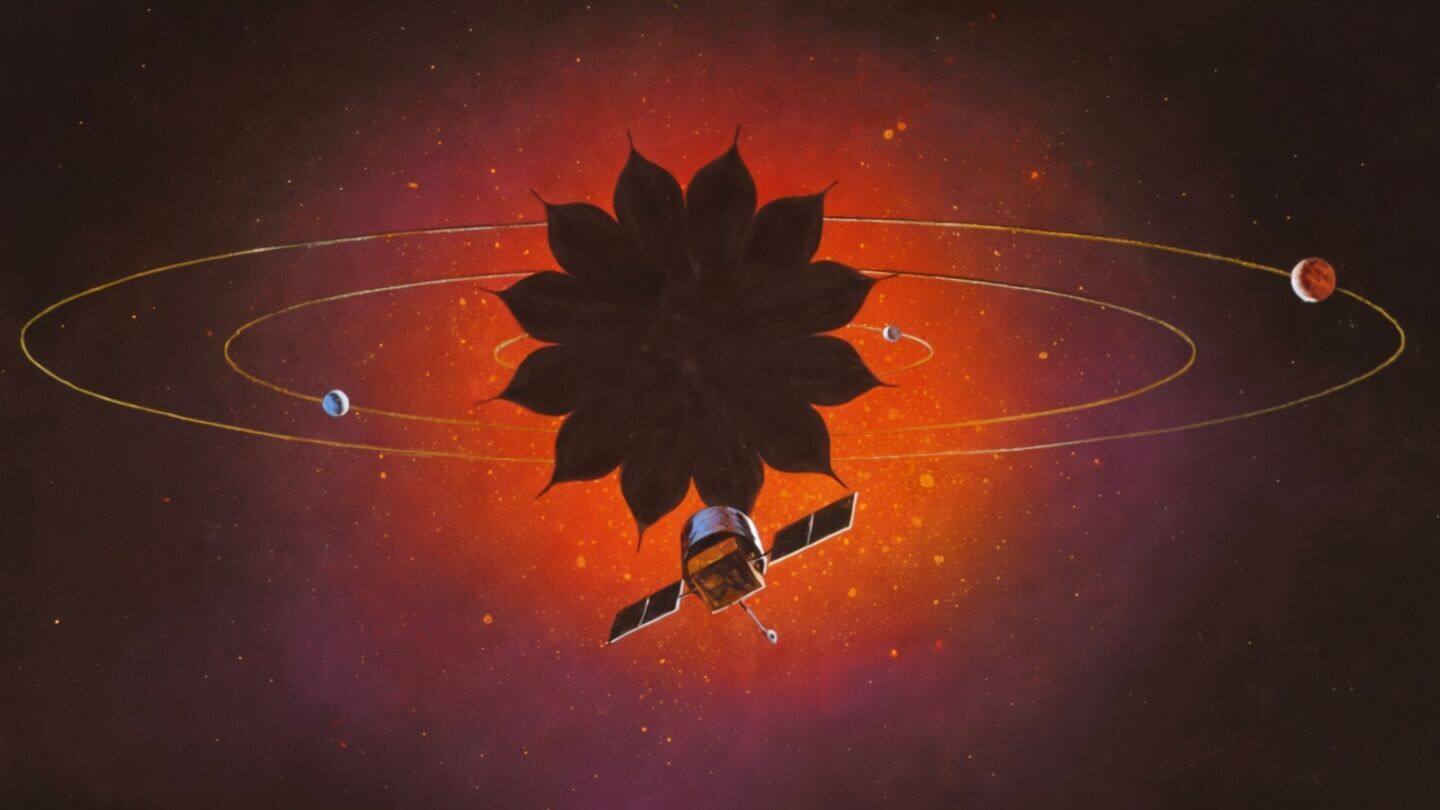 NASA plans HOEE 100-meter starshade between Earth and Moon
