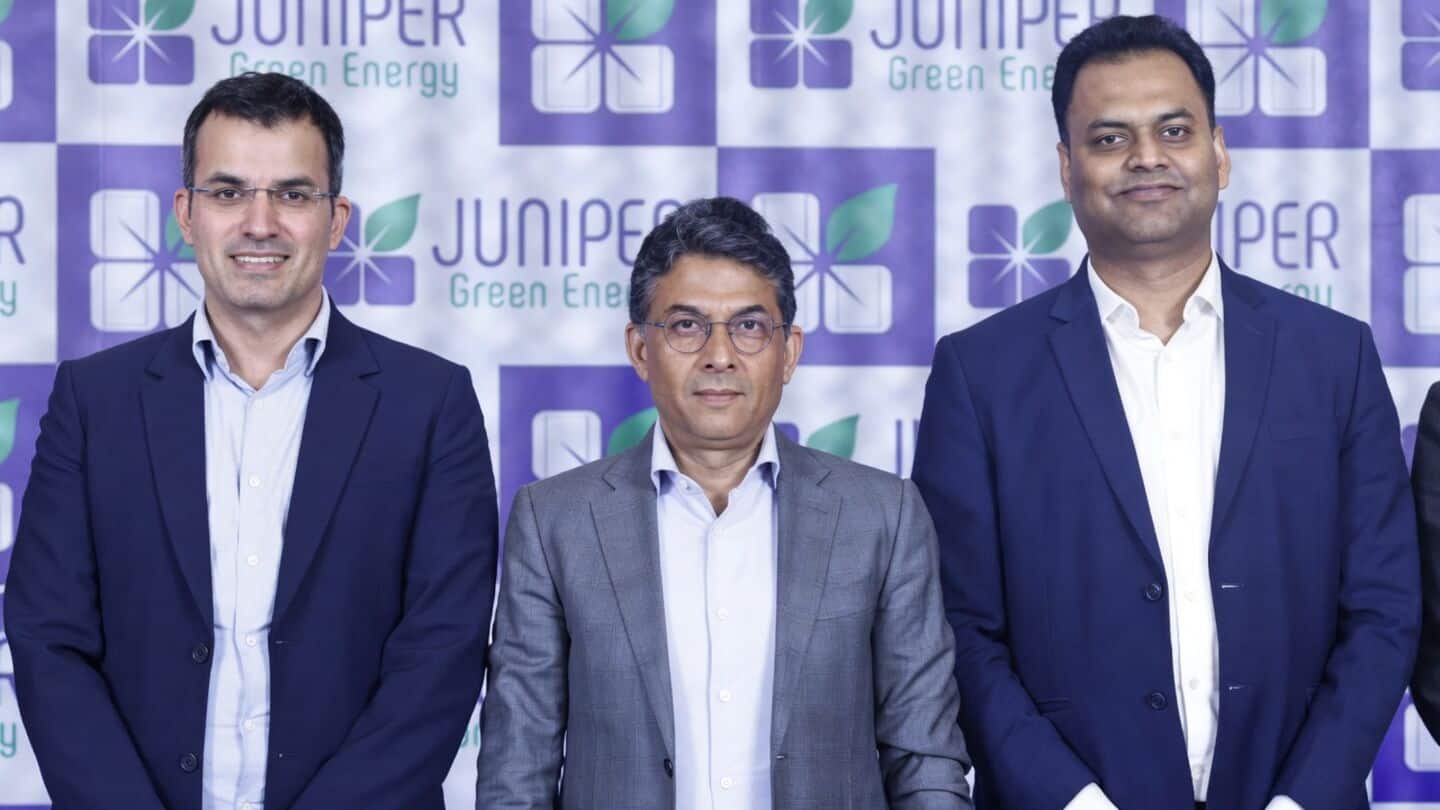 Juniper Green Energy prices IPO at ₹214-₹225 seeking ₹1,800cr