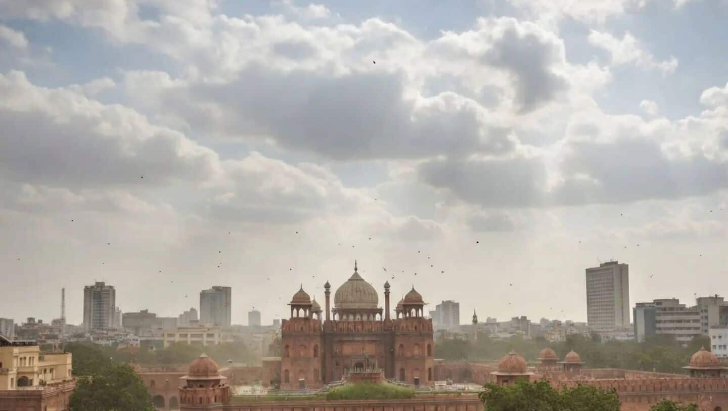 After rain and hail, Delhi-NCR warms to about 34°C Monday