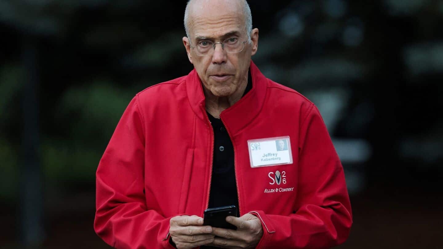 Katzenberg urges Hollywood to embrace AI in new essay