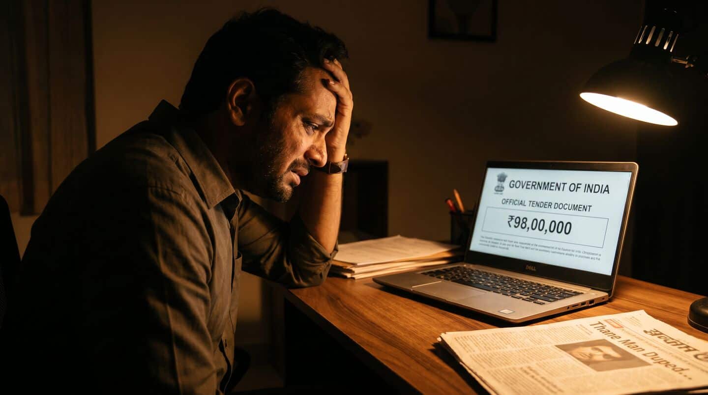 Thane consultant loses 98L to Kolkata acquaintances' fake tender pitch