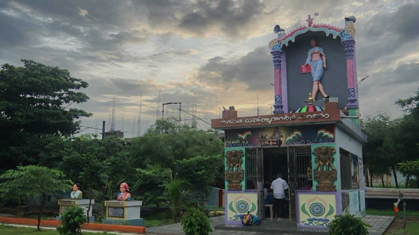 Gandhi Mandiram in Srikakulam temple commemorates Mahatma Gandhi's life