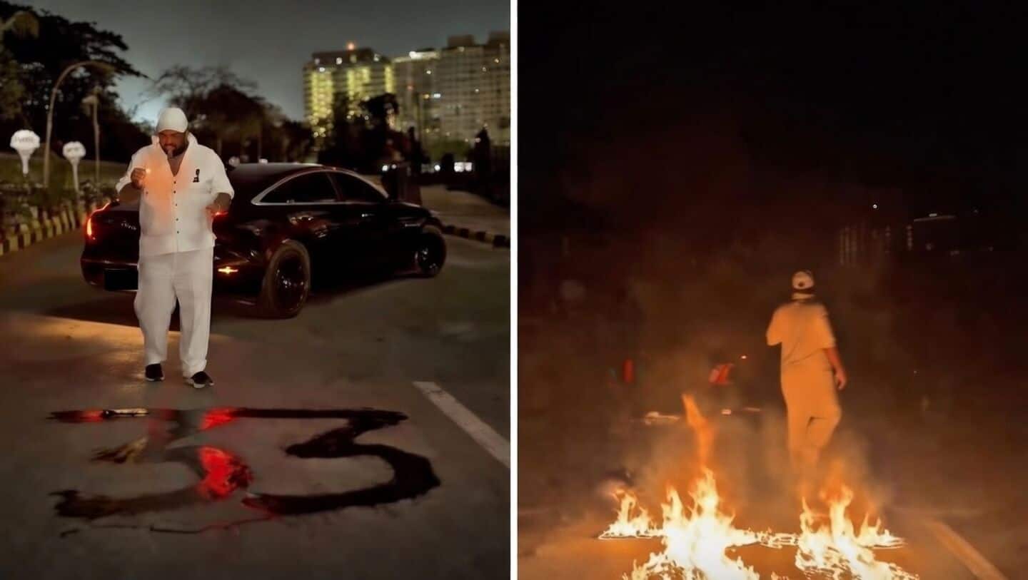 जन्मदिन पर सड़क जलाई, मुंबई के डीलर की इस हरकत ने पहुंचाया जेल