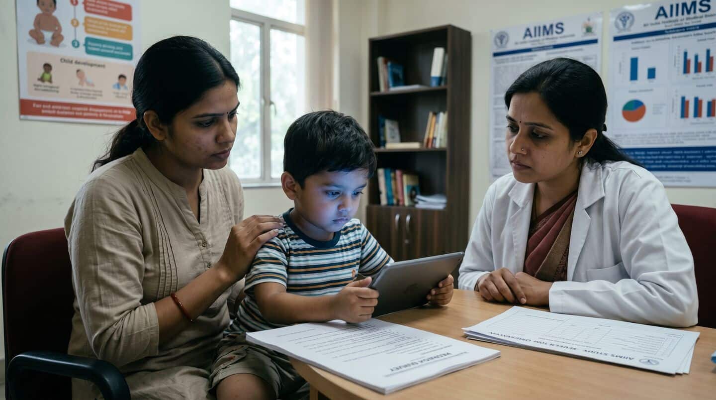 AIIMS Delhi study links infant screen time to autism signs