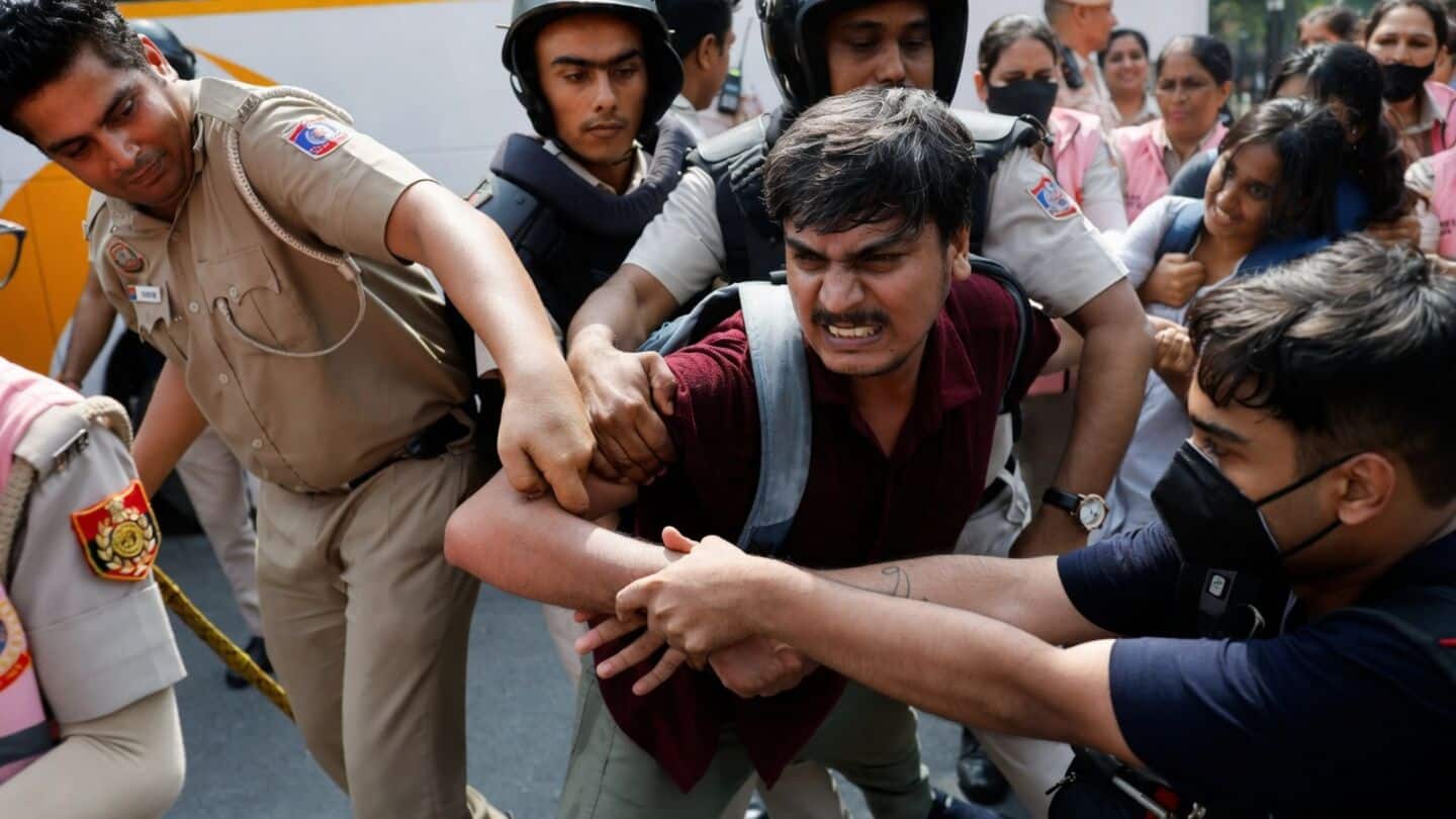 Cockroach Janata Party protesters detained in Delhi over Gyanesh Kumar