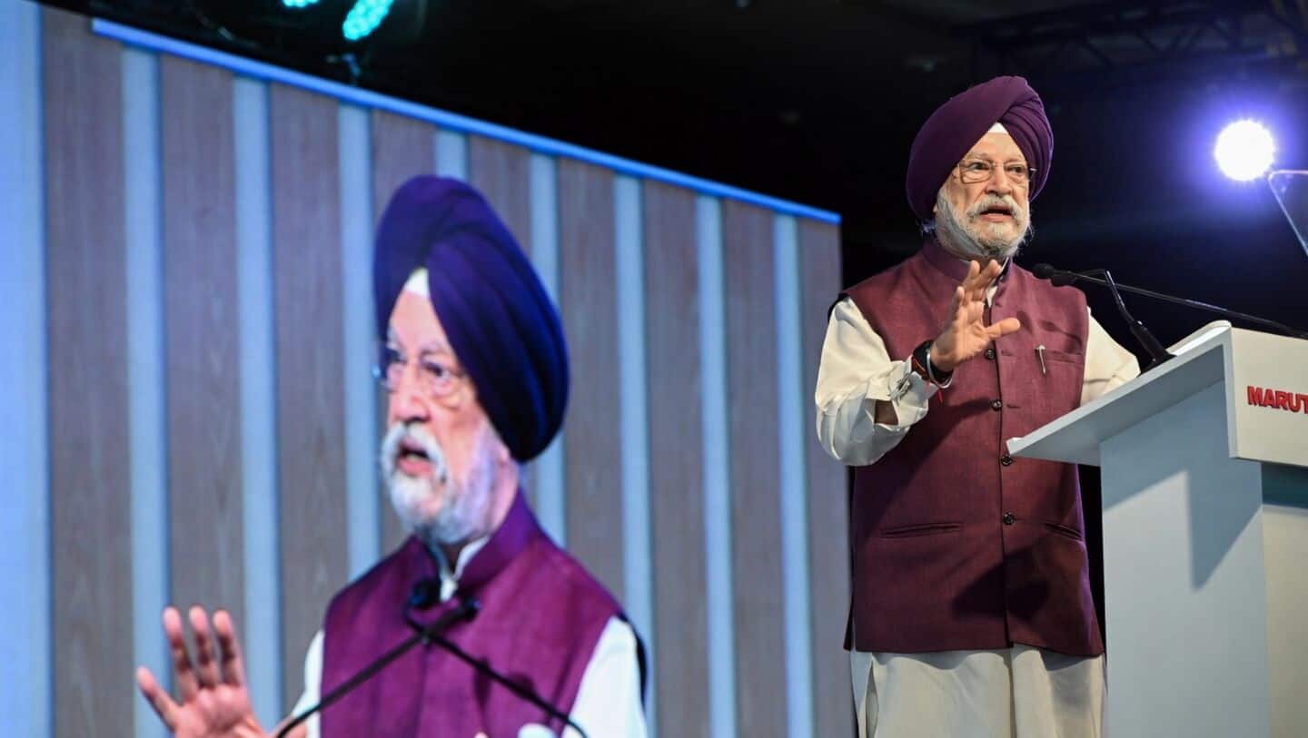 Hardeep Singh Puri announces 5,000 ethanol stations plan by 2027