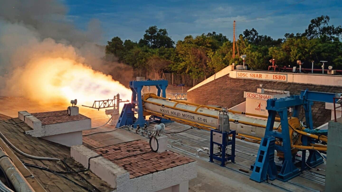 ISRO's successful Solve motor ground test at Sriharikota advances Gaganyaan