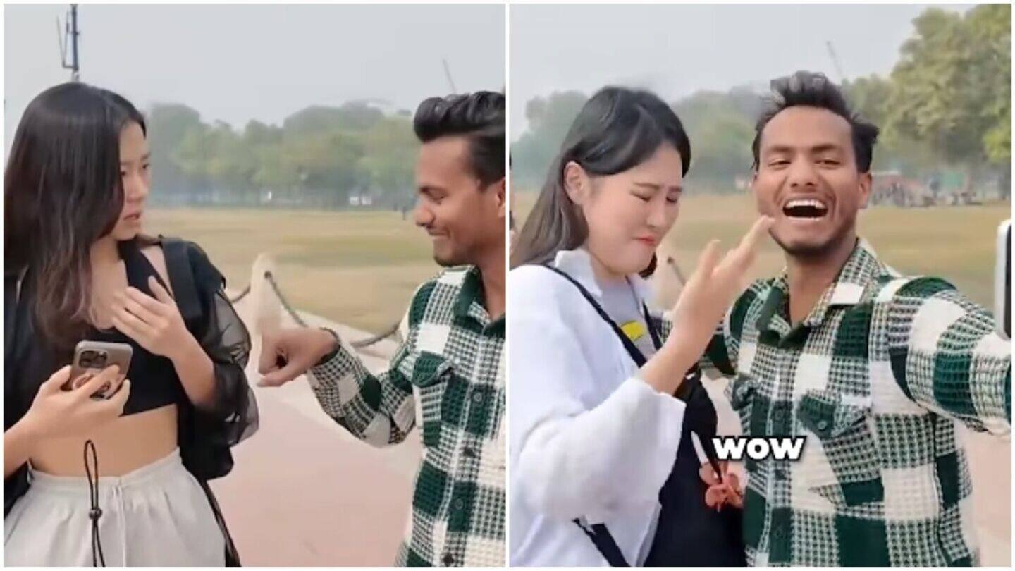 'I love you': Indian man's hugs-fist bump request to Korean