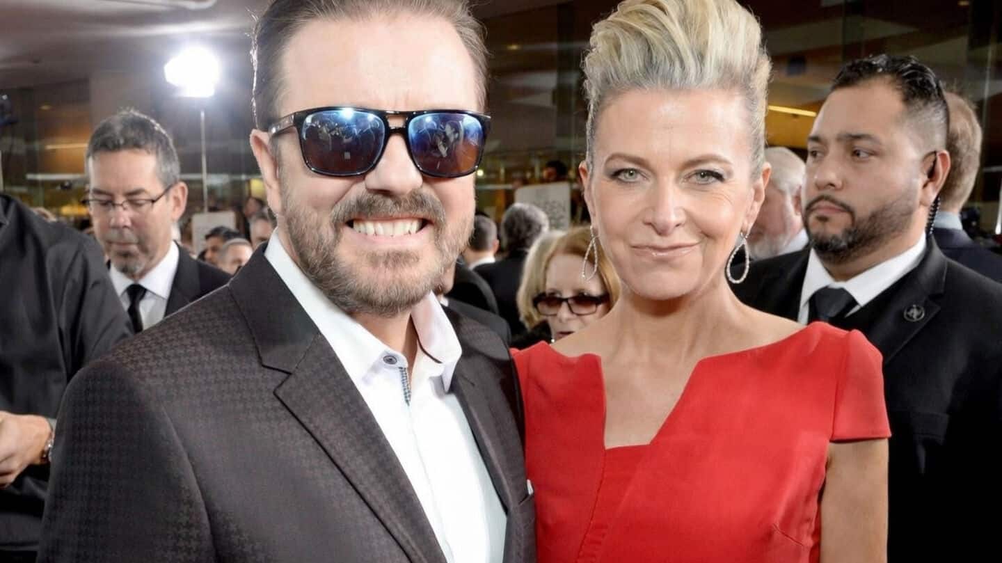 Ricky Gervais's partner Jane Fallon reveals breast cancer diagnosis