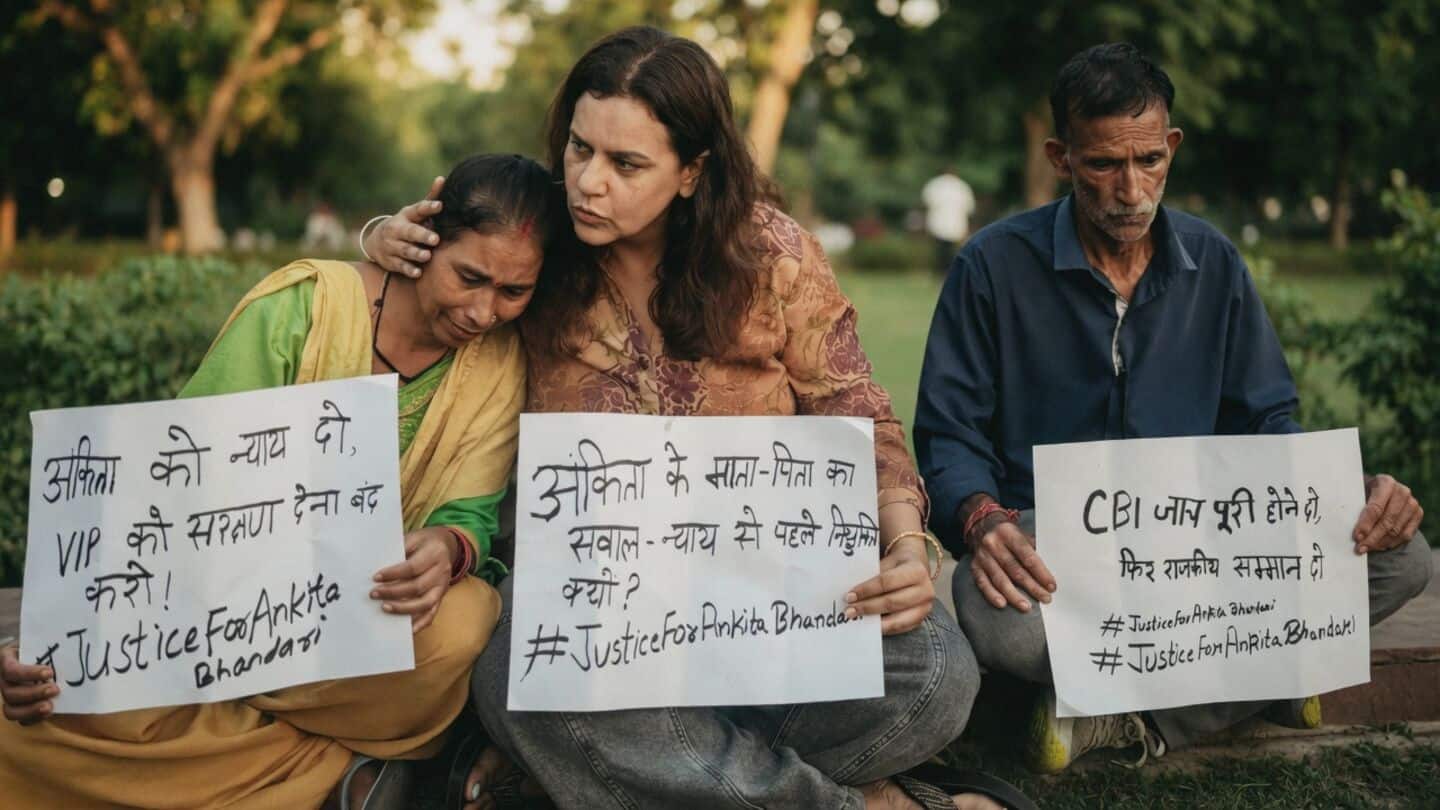 Ankita Bhandari's parents released after India Gate detention over Gautam