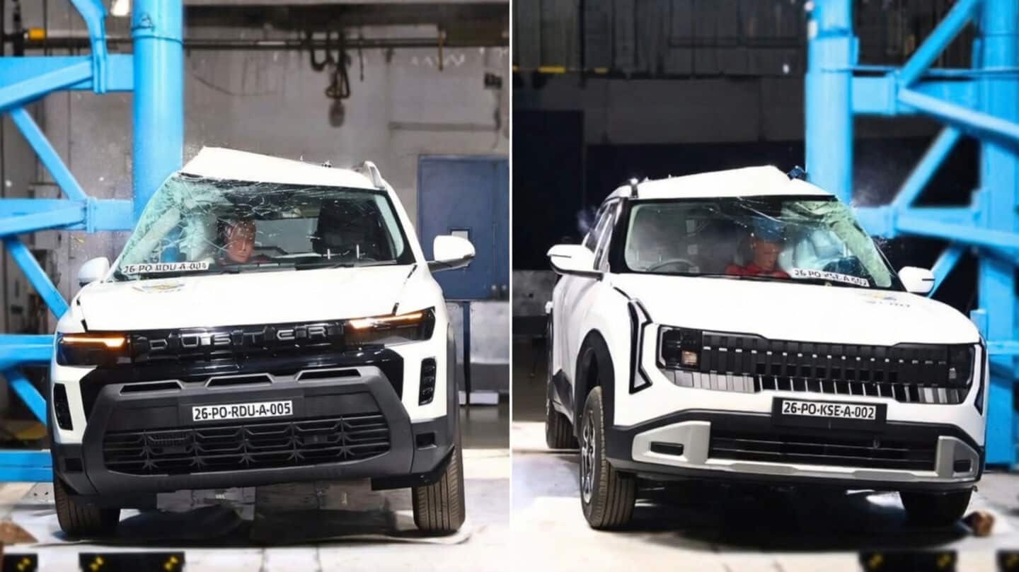 Kia Seltos, Renault Duster achieve 5 star Bharat NCAP ratings