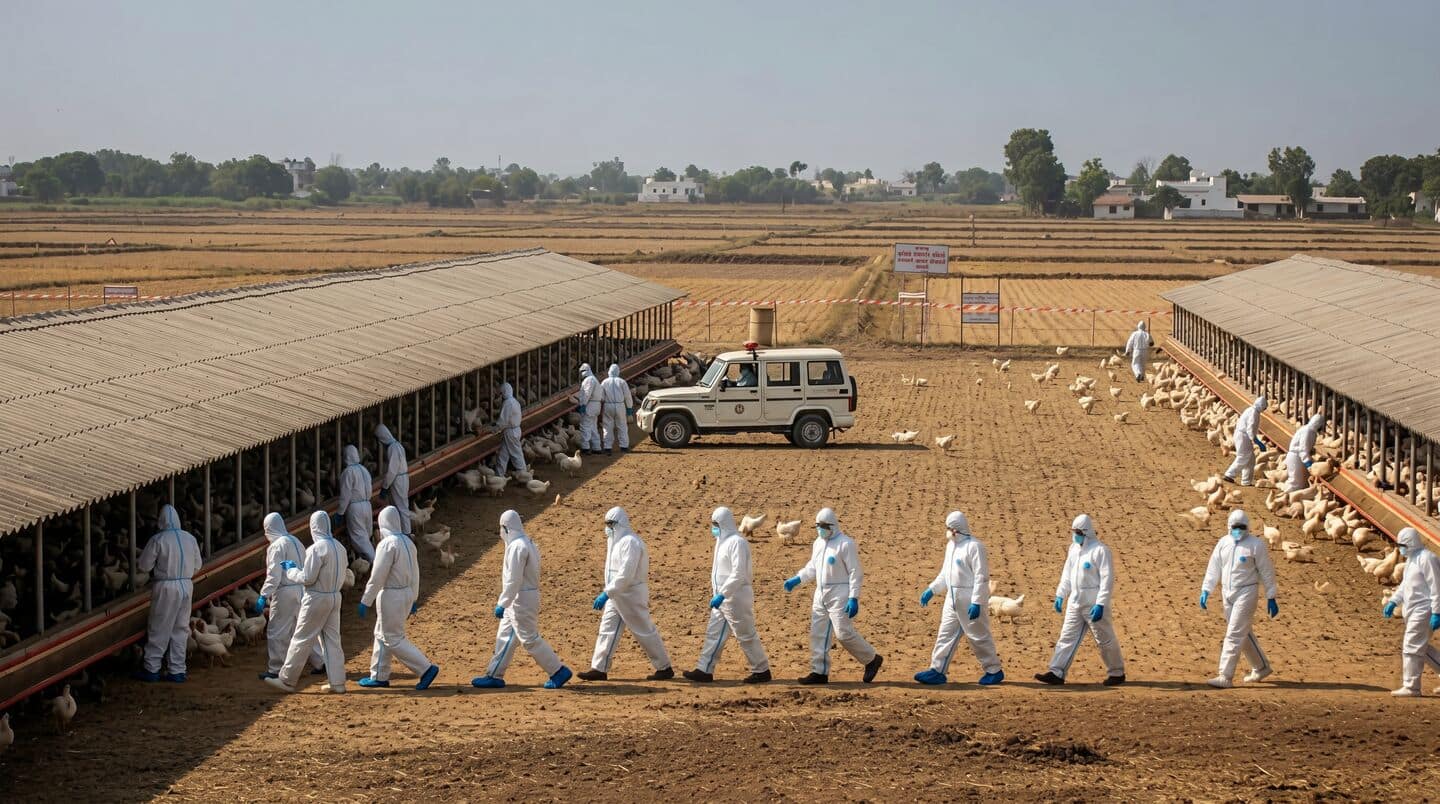 Bird flu hits Navapur in Maharashtra, nearly 140,000 chickens culled