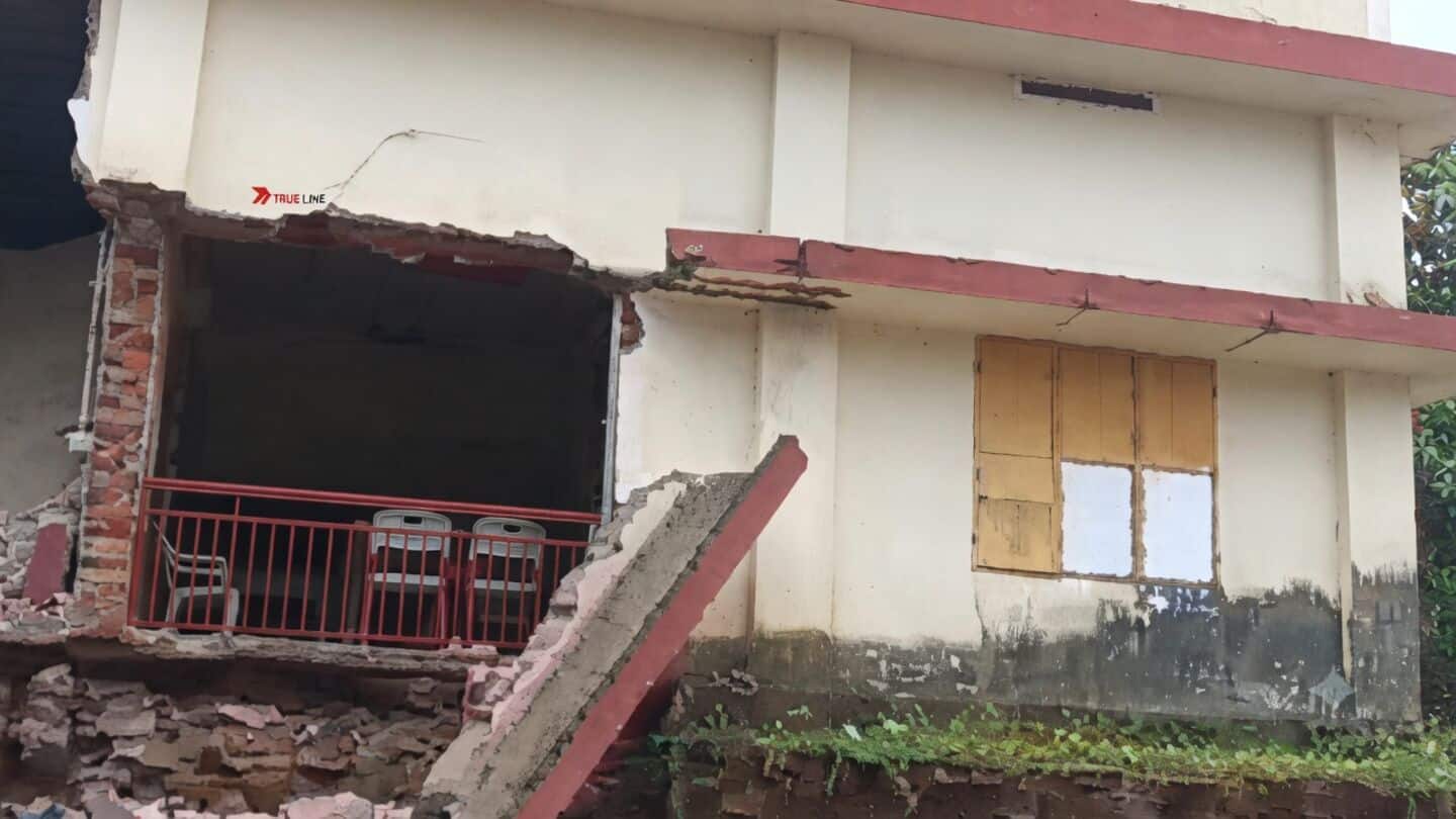 Chayipankuzhi school in Thrissur collapses linked to hill highway excavation