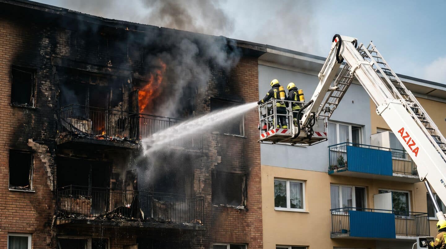 Indirapuram high rise fire damages Ghaziabad homes, triggers financial fallout