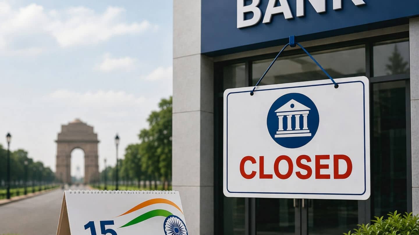 Banks across India closed today for Independence Day holiday