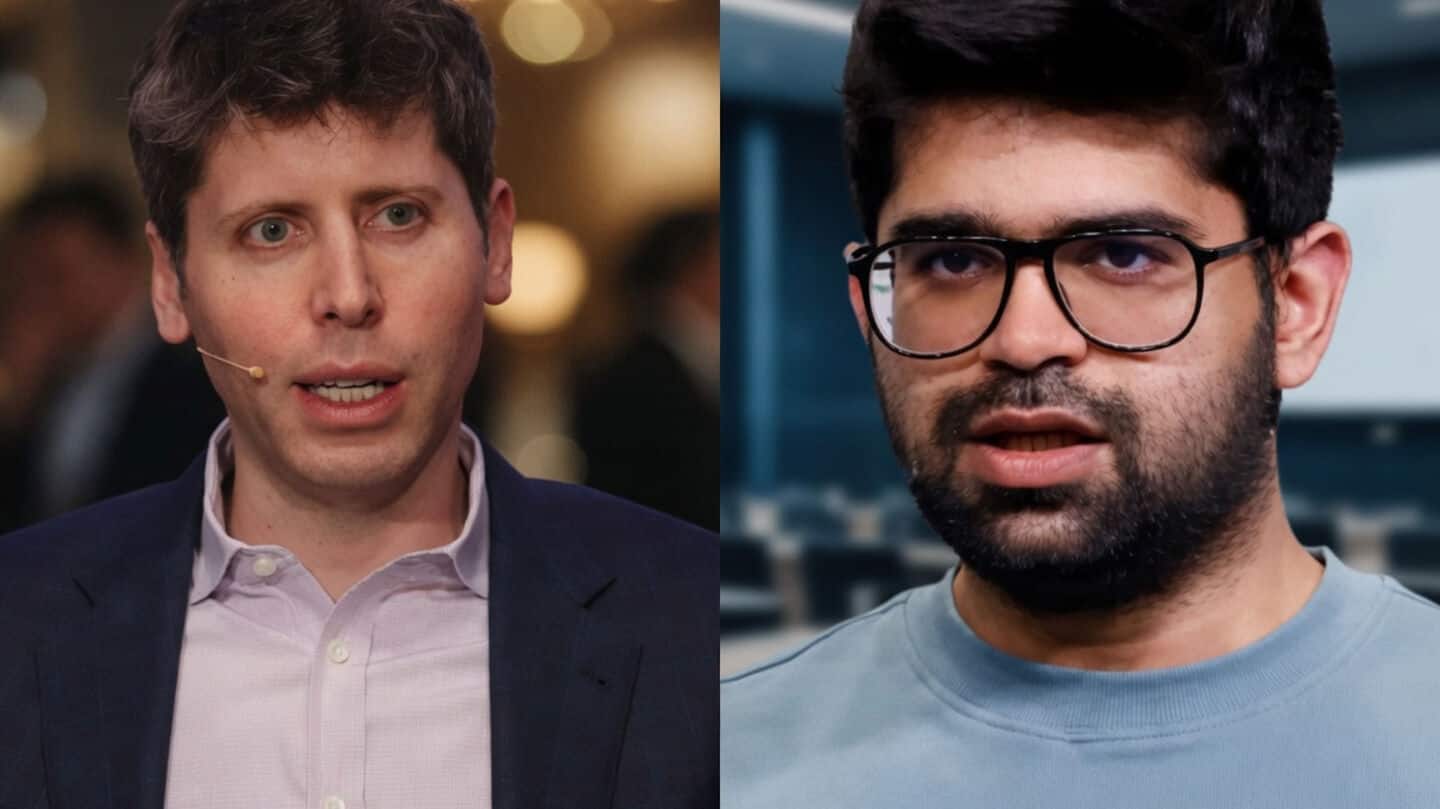 Perplexity CEO Aravind Srinivas credits Sam Altman's advice on strengths