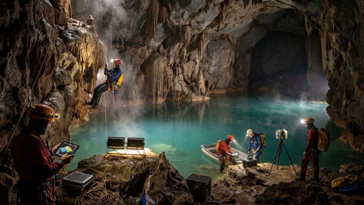 Czech scientists discover Lake Neuron, world's largest underground thermal lake