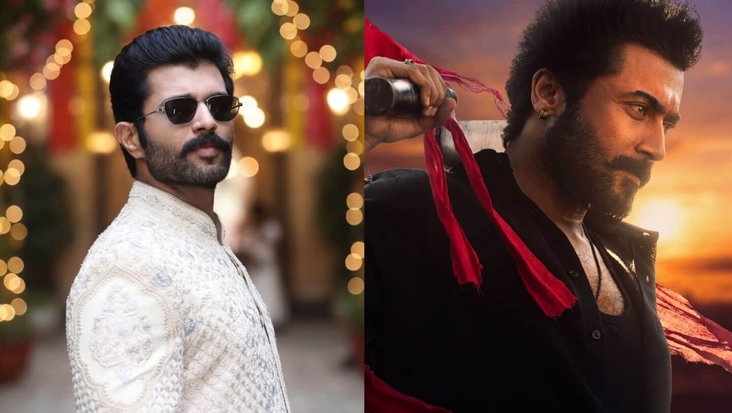Actor Suriya's 'Karuppu' opens at ₹17.93cr and Deverakonda congratulates