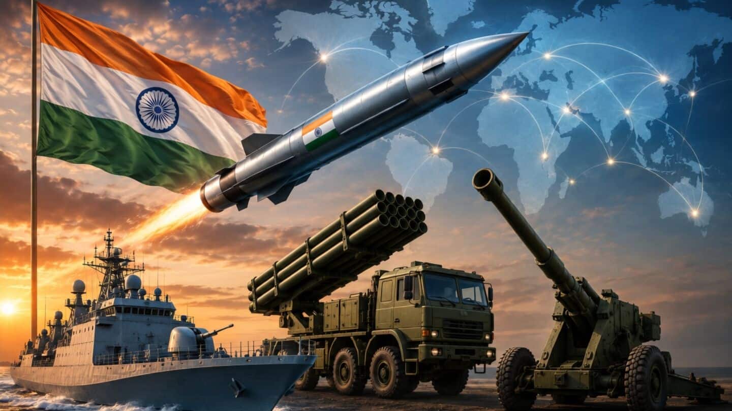 India achieves 38,424 cr defense exports FY2025-26 public sector leads