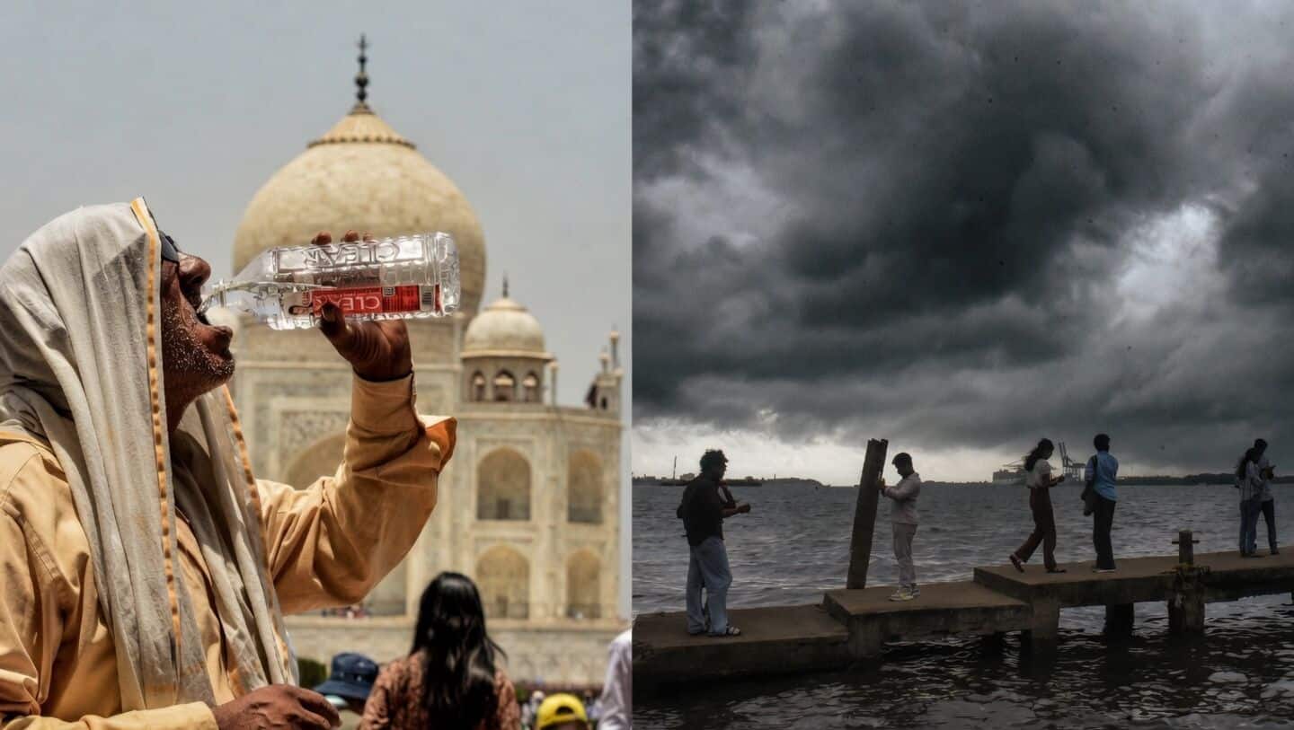 IMD issues red alerts as India faces heatwave and monsoon
