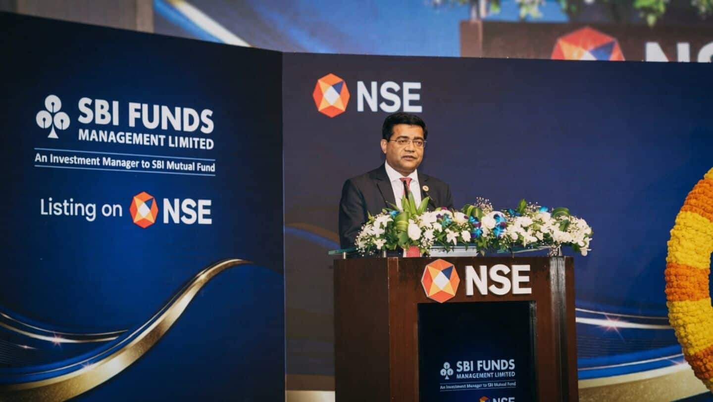 SBI Funds Management slips 3% on debut, worth over ₹1.24L/cr
