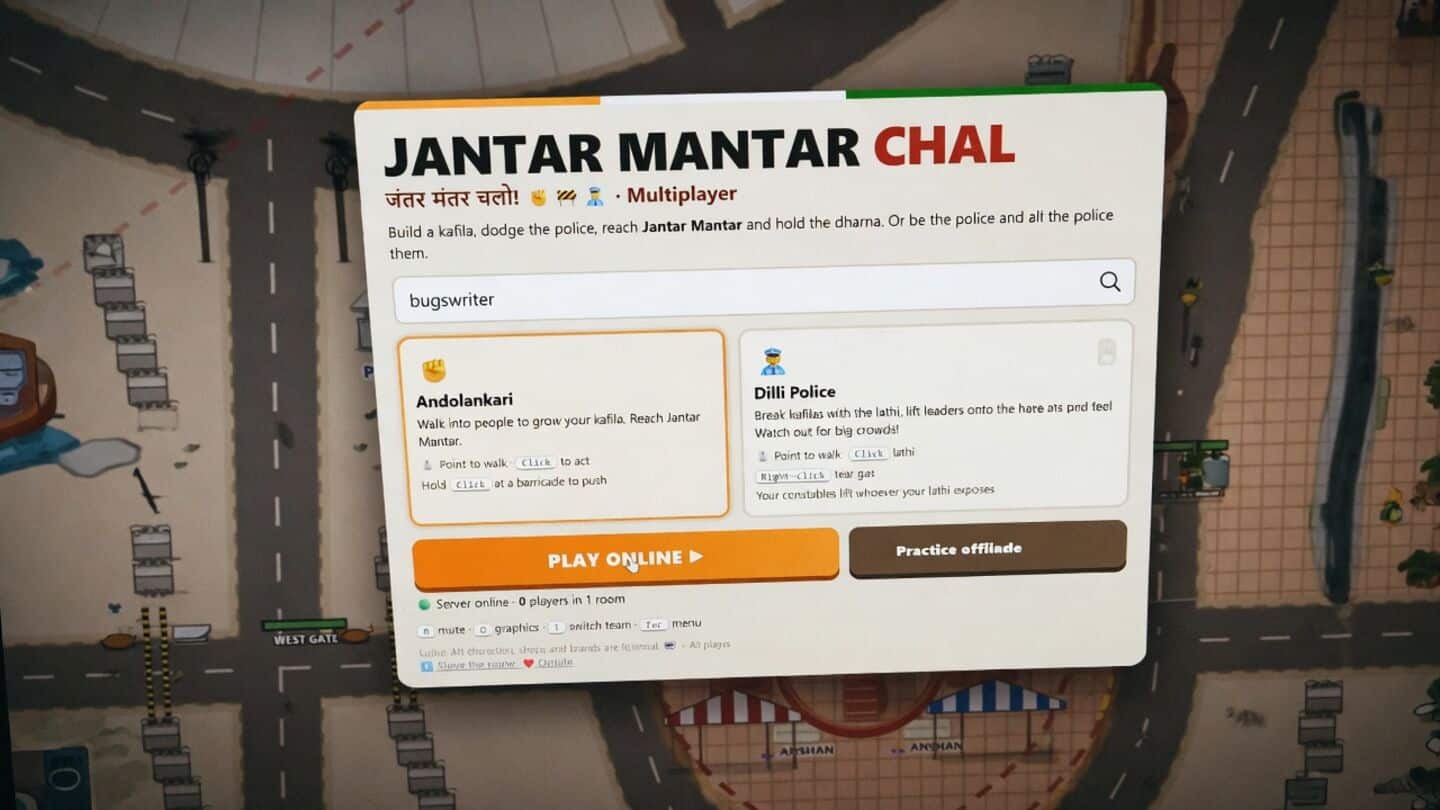 AI helped mantarjantar.com recreate October 2026 Jantar Mantar protests