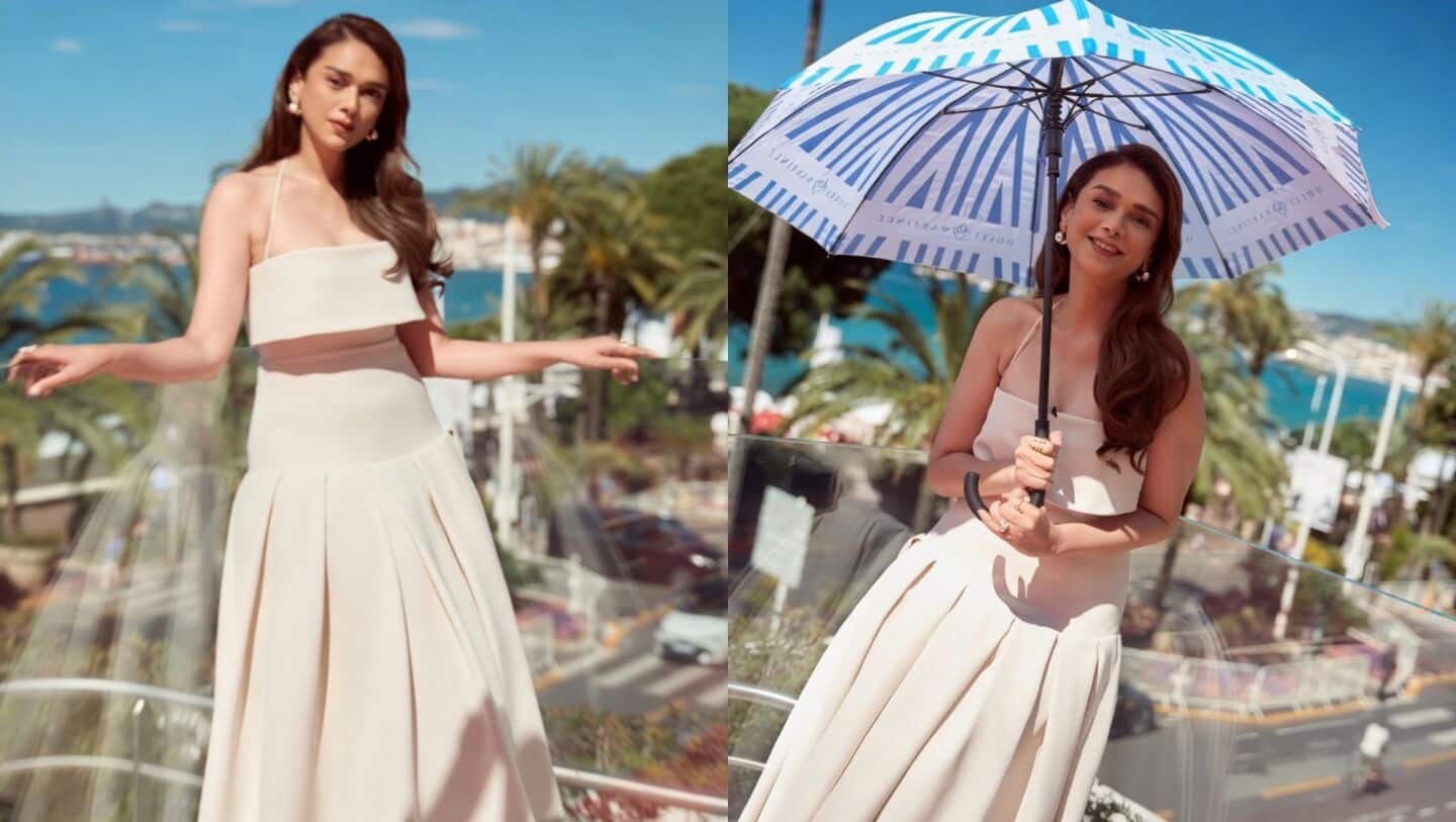 Hydari brings elegance in cream Club L dress at Cannes