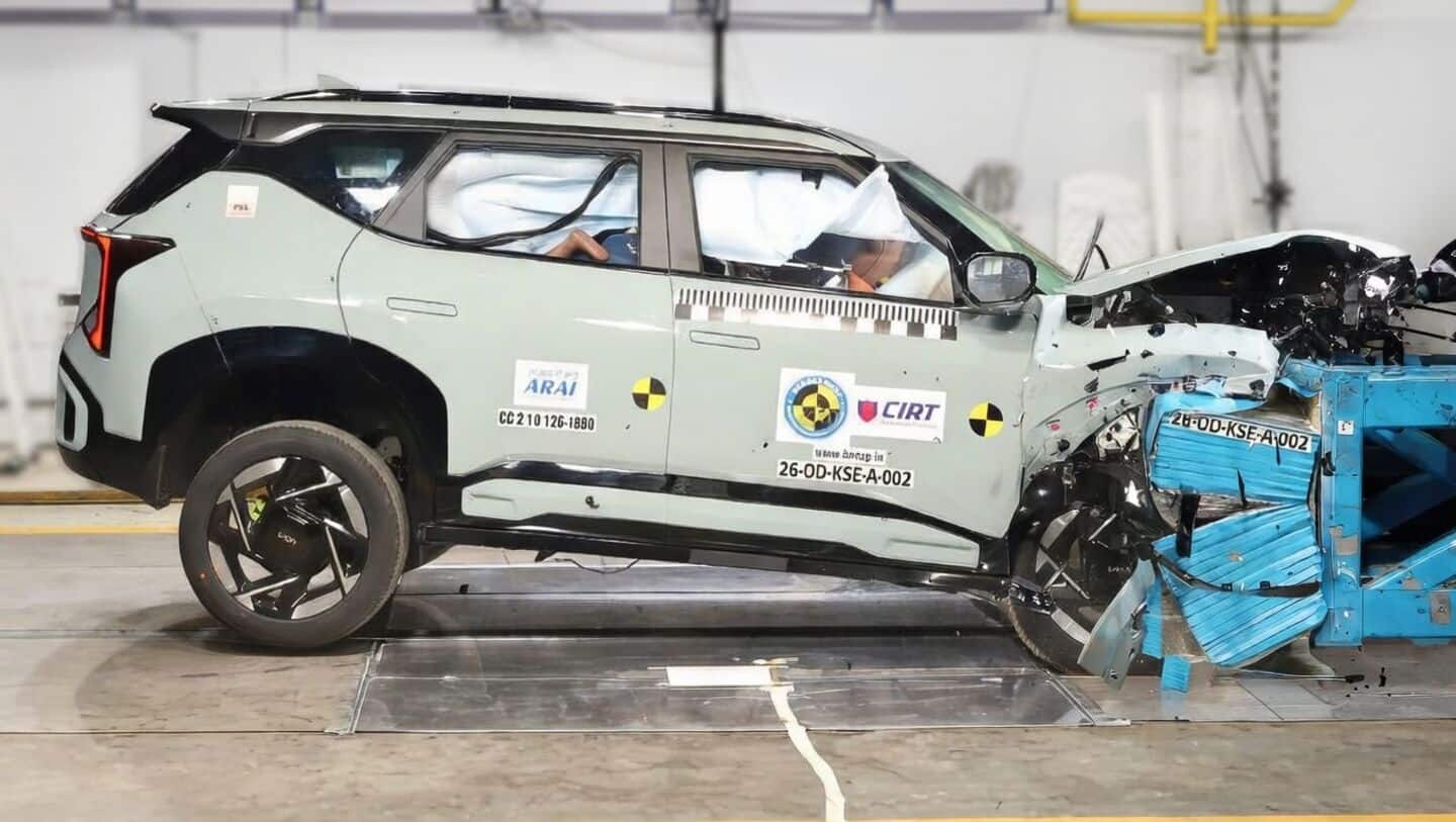 Kia Seltos earns 5-star Bharat NCAP rating for occupant safety